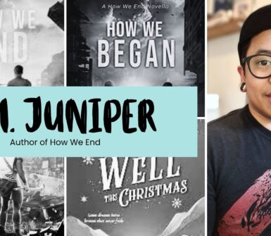 Image of Indonesian trans author L.M. Juniper and their books. - Author Spotlight