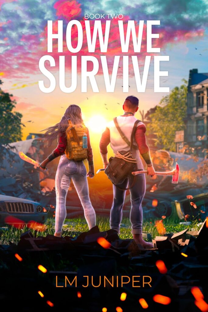cover of post-apocalyptic book How We Survive by L.M Juniper 
