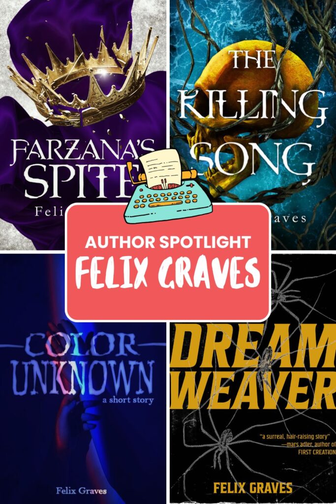 Queer and Trans Fantasy Books Author Felix  Graves. 
